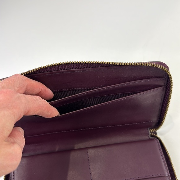 Love & Lore Maroon Vegan Wallet - Picture 5 of 9